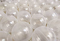 Кульки для сухого басейну прозорі 8 см (100 штук) TIA-SPORT
