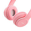 Bluetooth навушники P47М з котячими вушками, бездротові, LED підсвічування, Pink, фото 2
