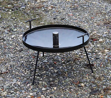 Сковорода PAN "Димок" з диска борони 50 см, з отвором для підкапчування