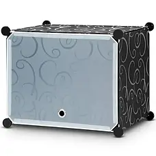 Пластикова складана шафа Storage Cube Cabinet MP-39-61, 9 секцій Переносна шафа Шафа конструктор, фото 2