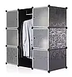 Пластикова складана шафа Storage Cube Cabinet MP-39-61, 9 секцій Переносна шафа Шафа конструктор, фото 4