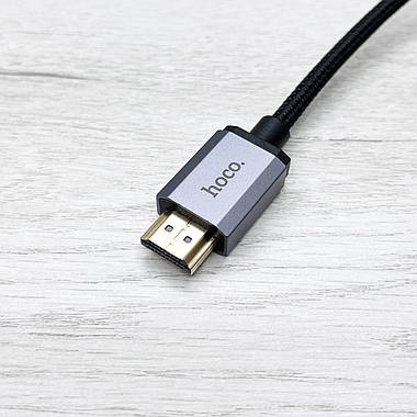 Кабель HDMI на HDMI HOCO US03 4K HDTV 2.0 3M (чорний), фото 3