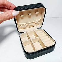 Скринька для прикрас на блискавці колір чорний купити оптом, фото 5