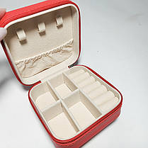 Скринька для прикрас на блискавці колір червоний купити оптом, фото 5