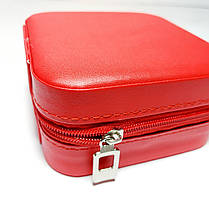 Скринька для прикрас на блискавці колір червоний купити оптом, фото 3