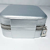 Скринька для прикрас на блискавці колір срібло купити оптом, фото 4