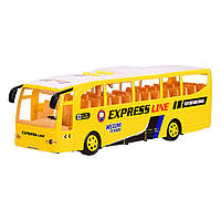 Дитяча іграшка Автобус Bambi 1578 зі звуком та світлом (Жовтий) від IMDI