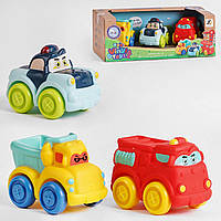 Набор виниловых машинок для самых маленьких BK Toys, JZD099