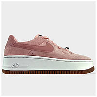 Женские кроссовки Nike Air Force 1 Low Pink Sage, розовые замшевые кроссовки найк аир форс 1 лов сага