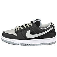 Мужские / женские кроссовки Nike SB Dunk Low Pro Black Grey, серо-черные кроссовки найк сб данк про