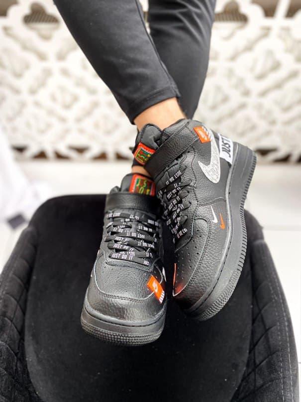 Nike Air Force 1 High Just Do it Pack Black ID 1763116804