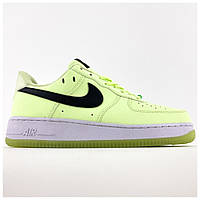 Женские кроссовки Nike Air Force 1 '07 Lx Low Glow In The Dark, зелёные кроссовки найк аир форс 1 07 салатовые