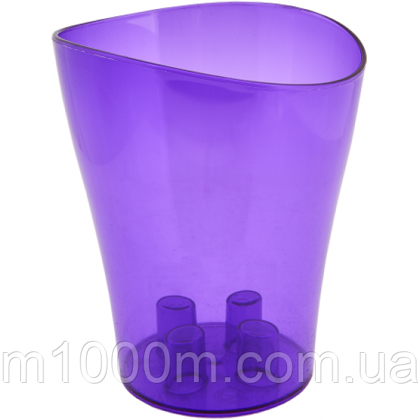Вазон для орхідей "Ніка" 16*19см, 2л фиолетовий