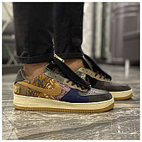 Кроссовки Nike Air Force x Travis Scott Cactus Jack, найк аир форс кактус джек, Nike Air Force 1 Cactus Jack