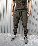 Чоловічі штани Intruder Terra з 4-ма кишенями / Щільні Брюки з манжетами хакі розмір S