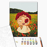 Картина за номерами Маковий віночок ©Лілі Демачкович картина в цифрах Розмальовка 40х50 см BrushMe BS53284, фото 2