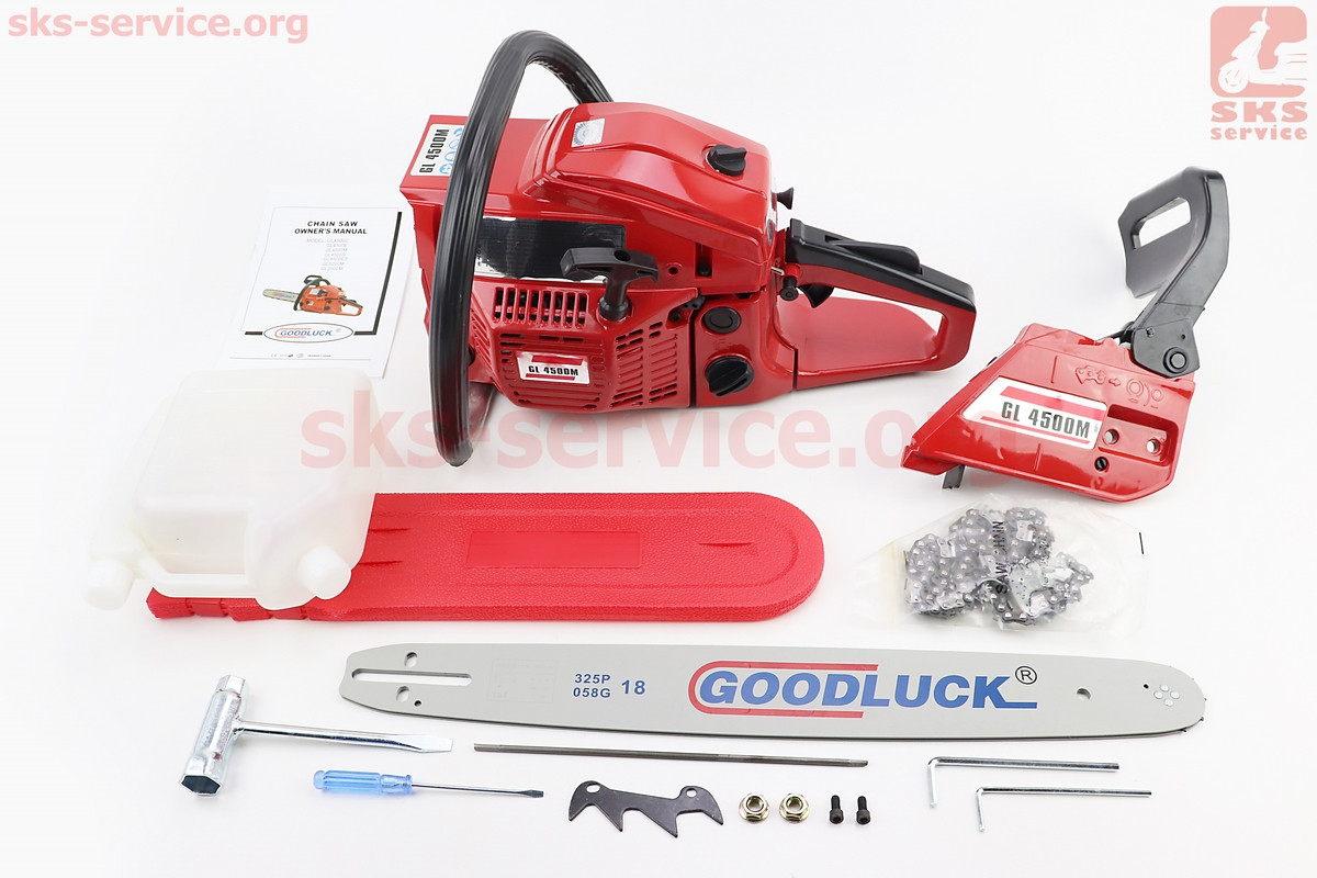 Бензопила GoodLuck GL4500M 45cc (2 кВт. шина 18", ланцюг 325-1,5-72зв ...