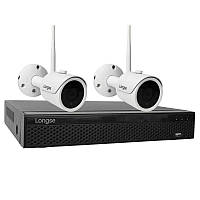 Комплект видеонаблюдения беспроводной WIFI на 2 камеры Longse WIFI 3604-5Mp Kit 2, BEISHOP