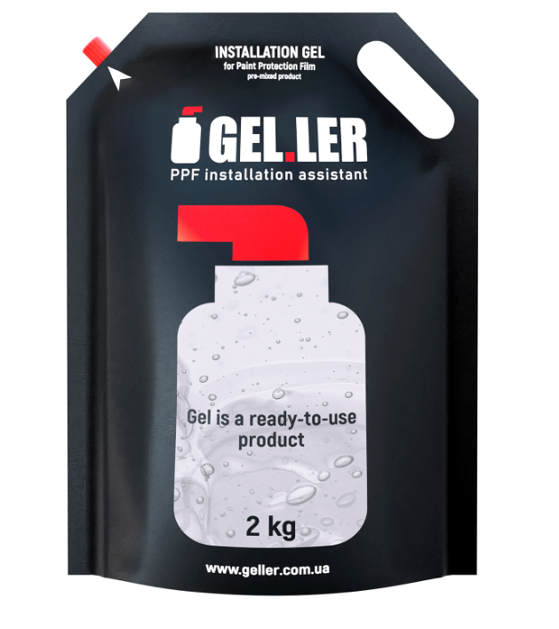 Gel.ler PPF Installation Gel - Гель для швидкої установки антигравійної плівки 2 кг, фото 1