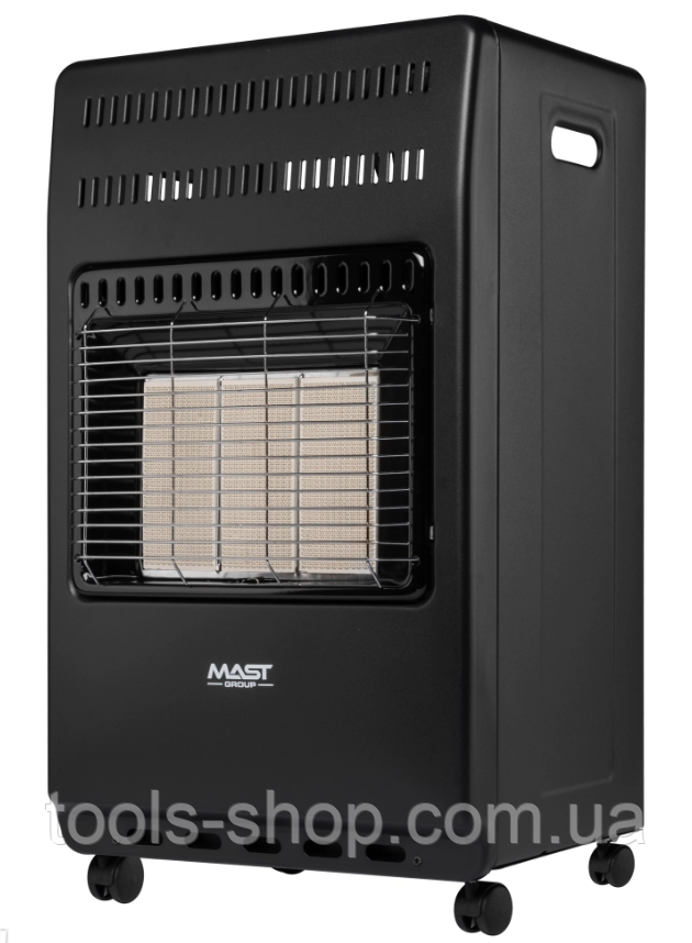 Керамічний газовий обігрівач інфрачервоний MS 4200 черний 4,2 кВт, фото 1