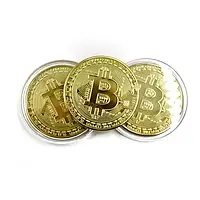 Монета криптовалют — Bitcoin сувенір Біткоїн