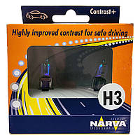 Лампа автомобільна галогенна NARVA Contrast+ H3 48521 2 шт (000125)
