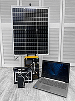 Портативная зарядная станция 388Wh 300W розетка 220V / Солнечный генератор для зарядки гаджетов /
