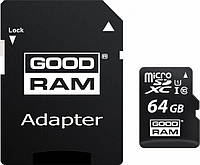 Карта памяти microSDXC 64GB UHS-I class 10 + adapter