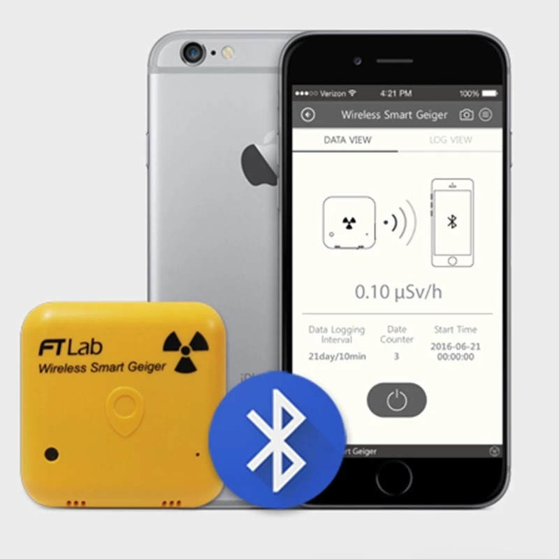 Дозиметр радиации bluetooth для смартфона FTLab BSG-001, измеряет Гамма и рентген излучение BEI shop - фото 2 - id-p1763136883