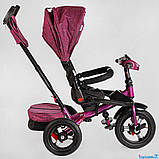 Велосипед 6088 F 355-39 Best Trike(1) ПОВОРОТНЕ СИДІННЯ, СКЛАДЕНЕ КЕРМО, ФАРА МУЗИЧНА З USB, НАДУВНІ, фото 3