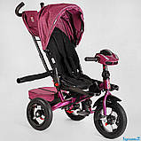 Велосипед 6088 F 355-39 Best Trike(1) ПОВОРОТНЕ СИДІННЯ, СКЛАДЕНЕ КЕРМО, ФАРА МУЗИЧНА З USB, НАДУВНІ, фото 4