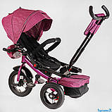 Велосипед 6088 F 355-39 Best Trike(1) ПОВОРОТНЕ СИДІННЯ, СКЛАДЕНЕ КЕРМО, ФАРА МУЗИЧНА З USB, НАДУВНІ, фото 8