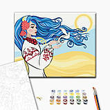 Картина за номерами українська тематика Окрилені свободою © Ольга Бочулінська 40х50 Патріотична BrushMe BS53430, фото 2