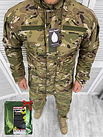 Мужская зимняя Куртка Single Sword + Подарок Грелка для мгновенного согревания до +90 °C / Утепленный Бушлат