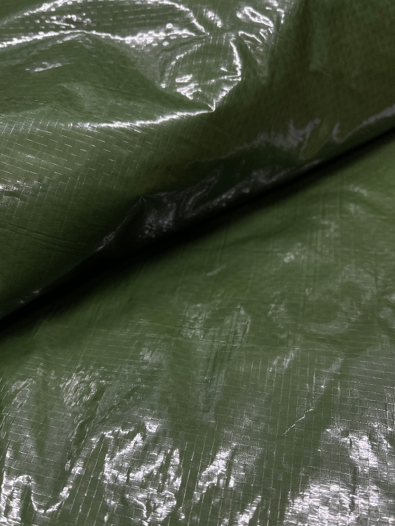 Тент захисний, 3х5 метри , від дощу та вітру 120г/м2 с кільцями люверсами зелений., фото 1