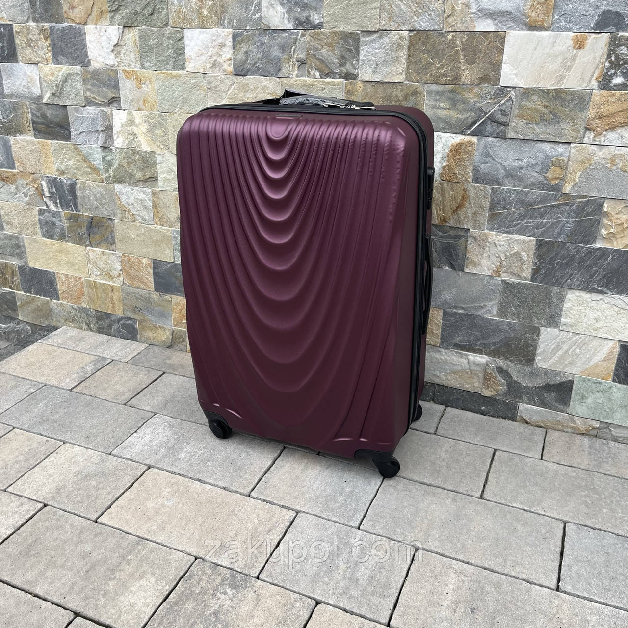 Валіза дорожня велика Wings 304 L Бордовий
