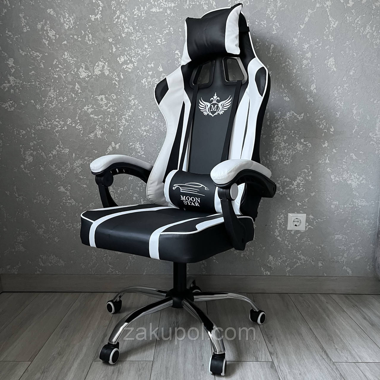 Комп‘ютерне крісло MOONSTAR B1 Білий