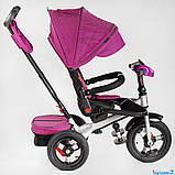 Велосипед 6088 F 844-02 Best Trike (1) ПОВОРОТНЕ СИДІННЯ, СКЛАДЕНЕ КЕРМО, ФАРА МУЗИЧНА З USB, НАДУВН, фото 4