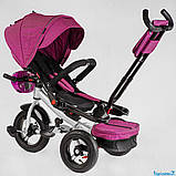 Велосипед 6088 F 844-02 Best Trike (1) ПОВОРОТНЕ СИДІННЯ, СКЛАДЕНЕ КЕРМО, ФАРА МУЗИЧНА З USB, НАДУВН, фото 3