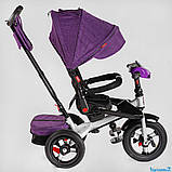 Велосипед 6088 F 708-09 Best Trike (1) ПОВОРОТНЕ СИДІННЯ, СКЛАДЕНЕ КЕРМО, ФАРА МУЗИЧНА З USB, НАДУВН, фото 3