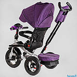 Велосипед 6088 F 708-09 Best Trike (1) ПОВОРОТНЕ СИДІННЯ, СКЛАДЕНЕ КЕРМО, ФАРА МУЗИЧНА З USB, НАДУВН, фото 6