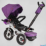 Велосипед 6088 F 708-09 Best Trike (1) ПОВОРОТНЕ СИДІННЯ, СКЛАДЕНЕ КЕРМО, ФАРА МУЗИЧНА З USB, НАДУВН, фото 7