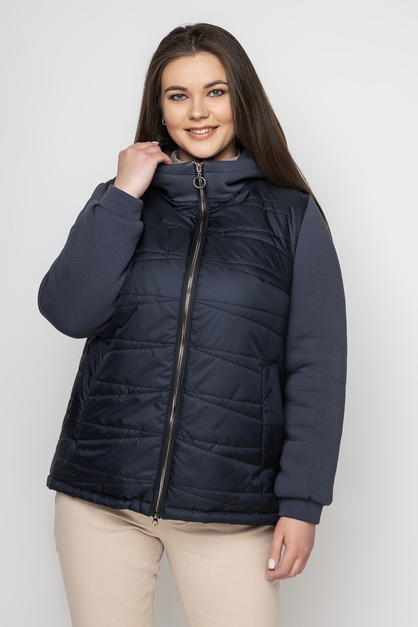 Молодежная модная куртка с капюшоном от производителя Украина - фото 1 - id-p1763186760