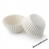 Бумажные формы для конфет 35х20 мм (100 шт.) белые
