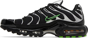 Кросівки Nike Air Max Plus Tn Black Silver Green Strike — DR0139-001, фото 3