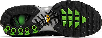 Кросівки Nike Air Max Plus Tn Black Silver Green Strike — DR0139-001, фото 6