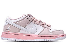 Кроссовки Nike SB Dunk Low PRO OG QS White Pink Pigeon - BV1310-012