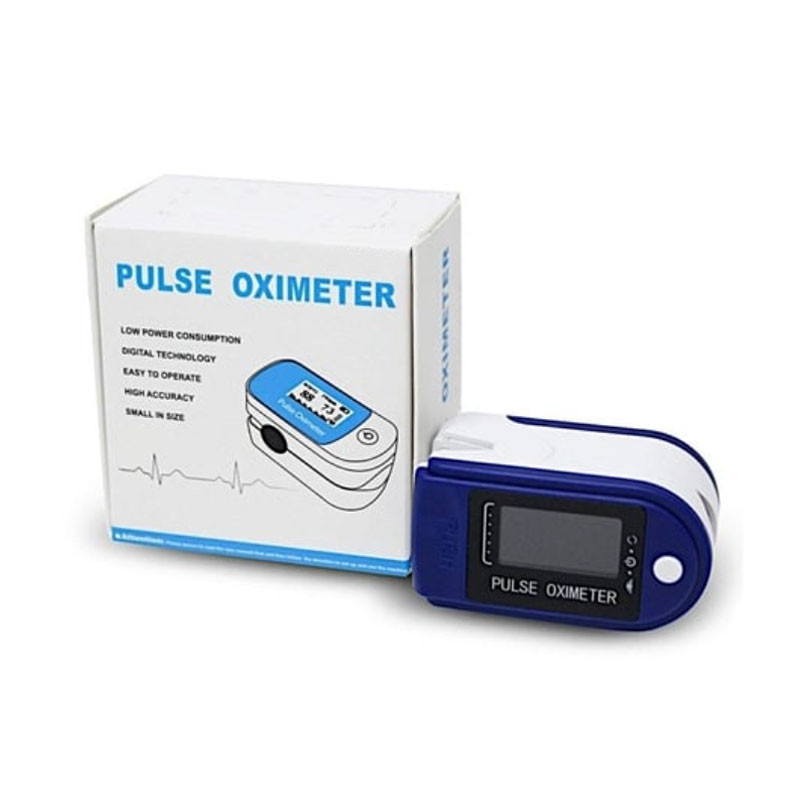 Пульсоксиметр медицинский портативный прибор для измерения сатурации крови оксиметр на палец электронный - фото 1 - id-p1763198882
