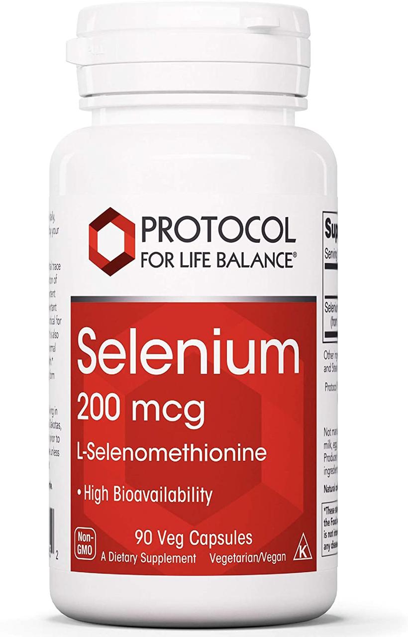 Protocol for Life Balance Selenium / Селен (з L-селенометіоніну) 200 мкг 90 капсул