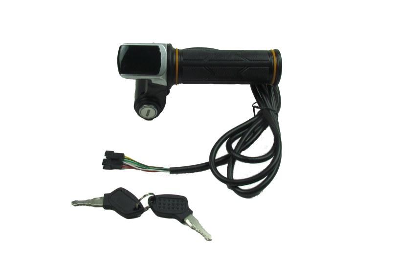 MXUS Ручка газу 48V з вольтметром і ключем